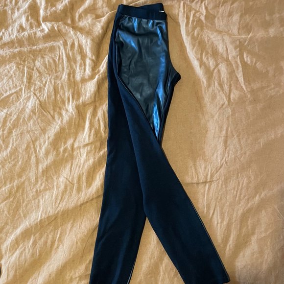 Michael Kors Faux Leather Leggings - Picture 3 of 4